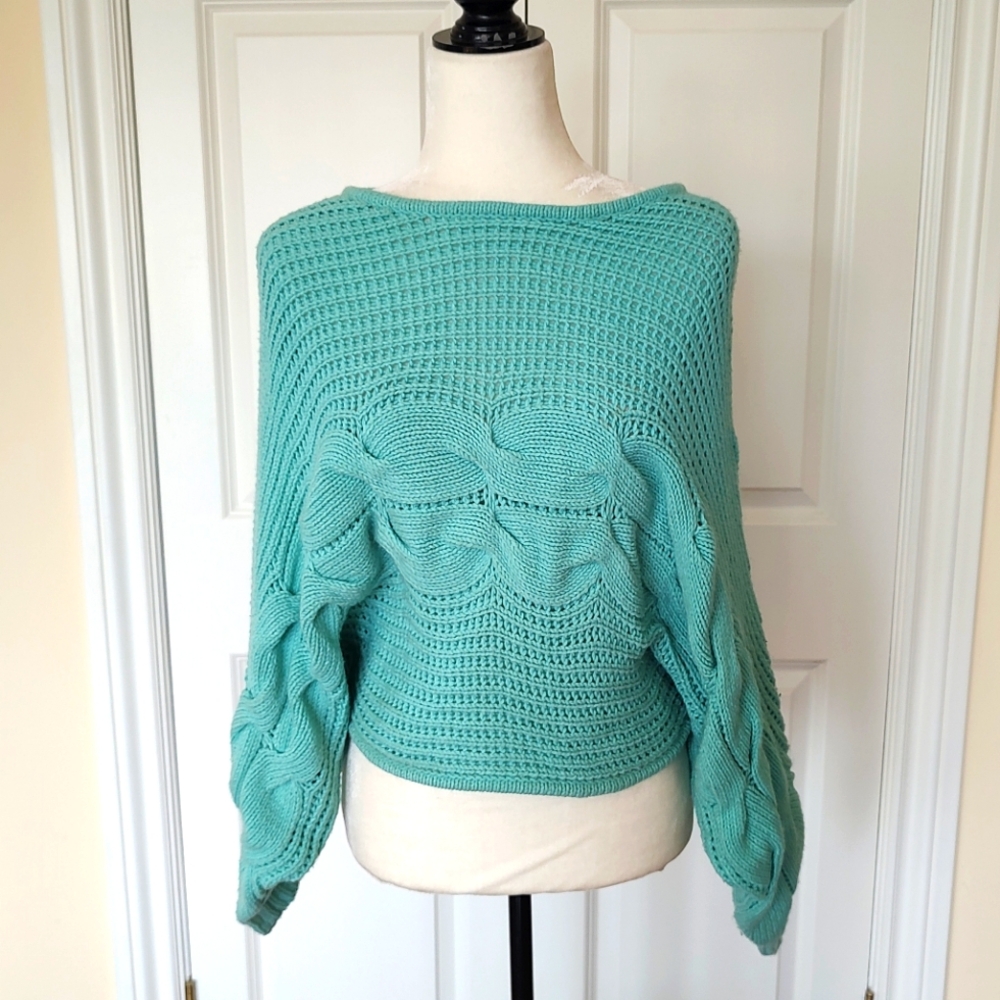 Vintage blue knit sweater
